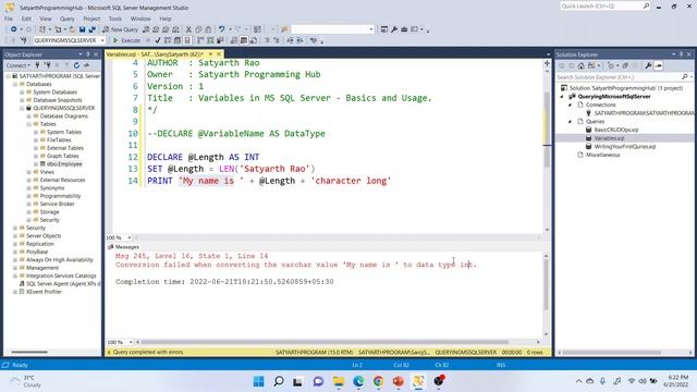 Temp Variables In SQL Server | Querying MS SQL Server Using T-SQL смотреть онлайн
