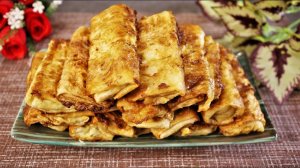 Конвертики из лаваша с начинкой! Как пирожки с луком и яйцом но гораздо вкуснее!