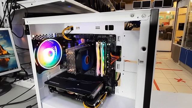 Сборка 1892 _54100₽_ Ryzen 7 2700 / B450M Pro4 / 16Gb / ssd240/ RX5500XT 8Gb / 650W / Zet Gaming MS смотреть онлайн