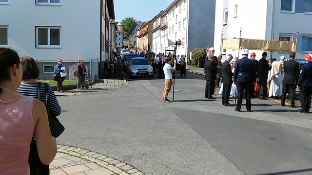 BAMBERG Gaustad 26 мая католический праздник. Праздник тела Христова Fronleichnam смотреть онлайн