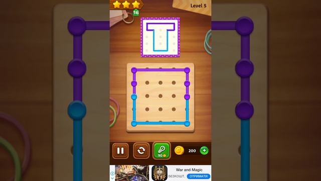 Line Puzzle: Color String Art. IOS Gameplay. Launch Video.