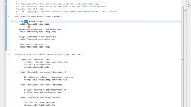 Instanceof Operator In Java Explain Java смотреть онлайн