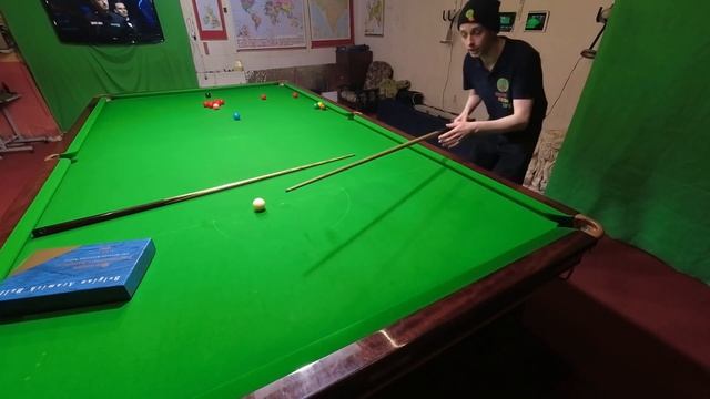 Snooker Aiming Spin Side Cue Ball Straight смотреть онлайн