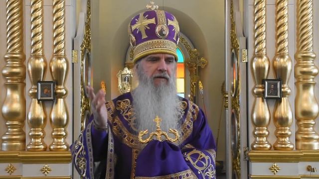 Проповедь Преосвященного Мефодия «В любви под сению Креста» смотреть онлайн
