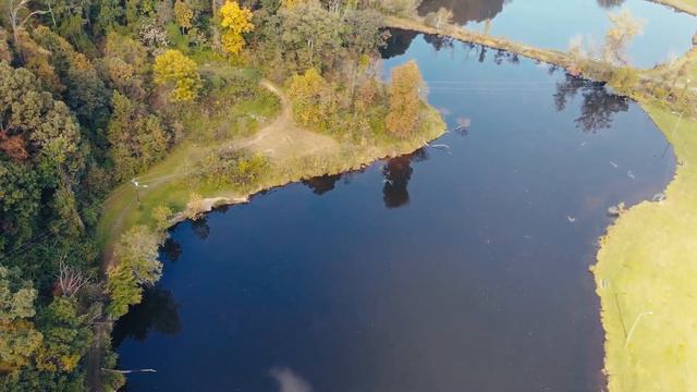 Blue Ridge Mountains Fall Colors Drone Footage смотреть онлайн