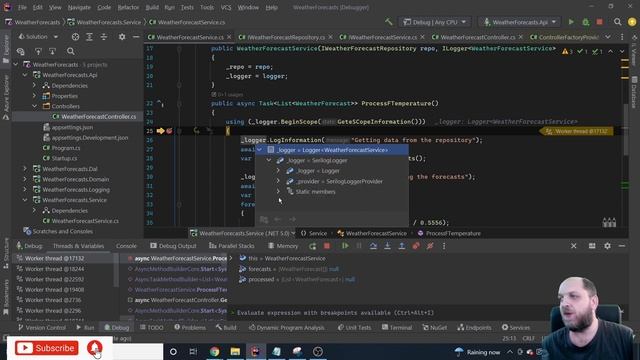 Deep dive into Asp.Net Core logger.BeginScope() смотреть онлайн