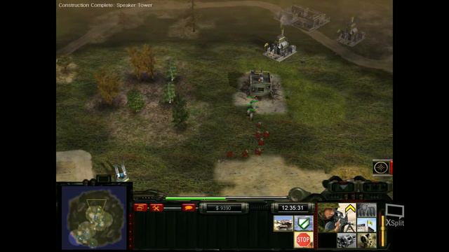 C&C zero hour Contra 009 final skirmish Infantry general play (HD) смотреть онлайн