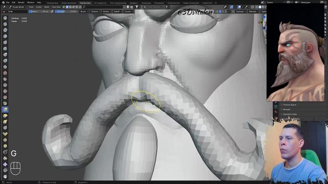 🔴Создаю персонажа из игры Ruined King от концепт художника Brian Jones в #Blender смотреть онлайн