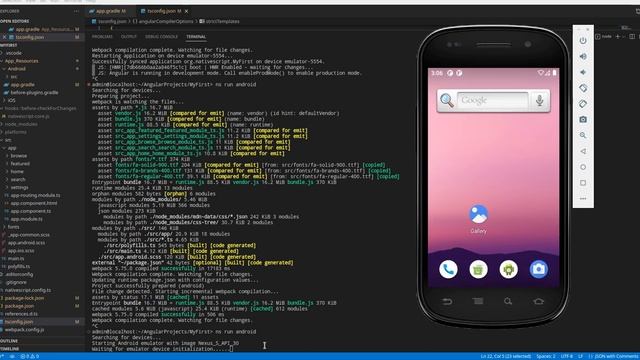 Up and running Angular application on Android mobile phone with NativeScript смотреть онлайн