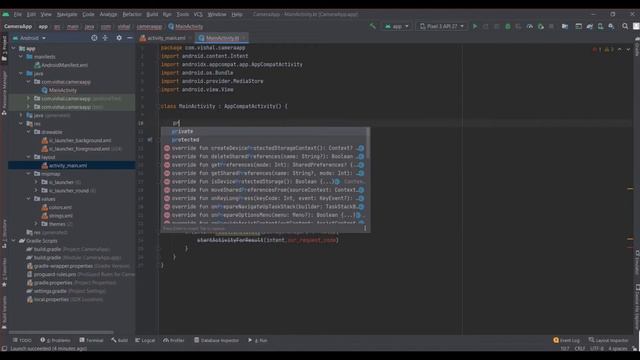 How to open Camera in Android App | Android Studio | Kotlin смотреть онлайн