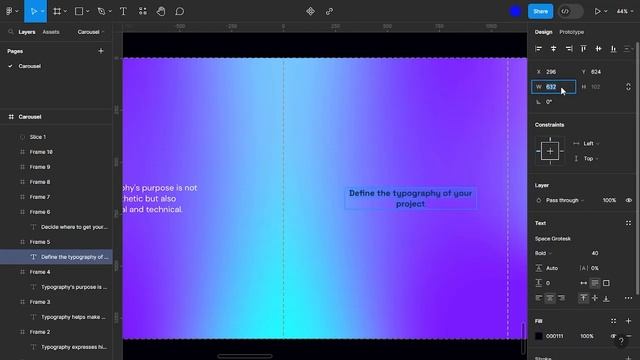 How to Create an Instagram Carousel Post Template using Figma смотреть онлайн