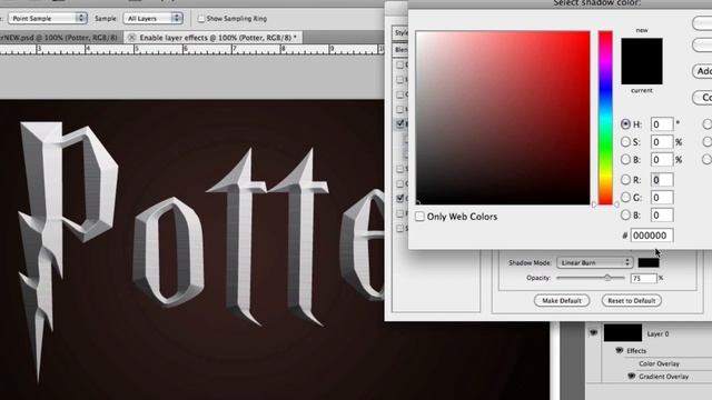 Harry Potter Text Effect in Photoshop (Deathly Hallows) | смотреть онлайн