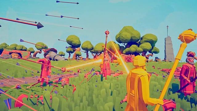 100 MEDIEVAL UNITS vs 1 MEDIEVAL ARCHER GOD - 4K | Totally Accurate Battle Simulator TABS смотреть онлайн
