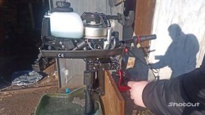 Первый запуск лодочного мотора Parsun 2.6 . Обзор , впечатления.