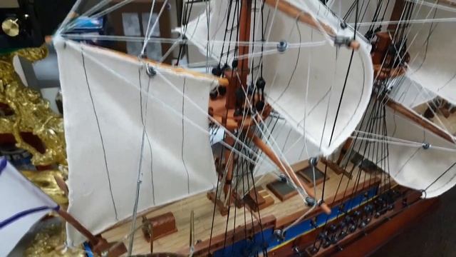 Модель Линкора "Святой Павел" 95*27*76 см смотреть онлайн