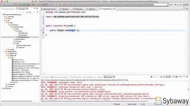 Tutoriel Hibernate et JSF: 30 - l'interface de DAO смотреть онлайн