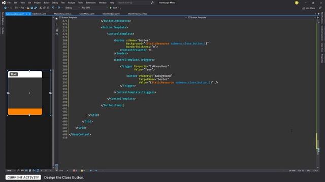 WPF - Hamburger Menu / Sub Menu | Admin Dashboard | UI Design | XAML | C# | Tutorial смотреть онлайн