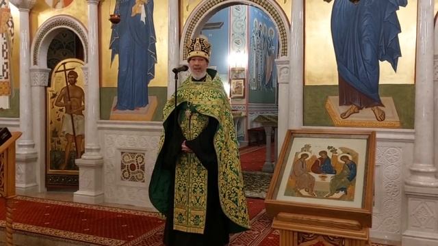Праведник прозорливостью спасется — слово протоиерея Николая Балашова в канун престольного праздник смотреть онлайн