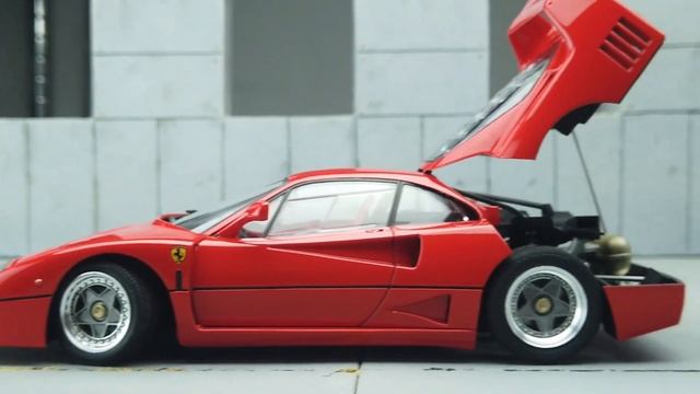 Ferrari F40 | Showcase | Scale model | Tamiya | 1/24 смотреть онлайн