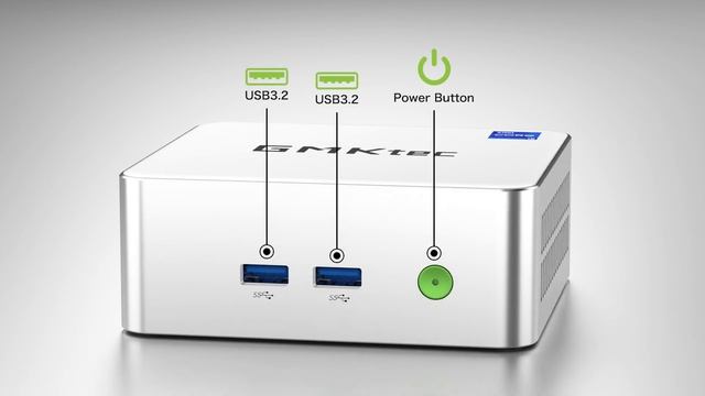 NucBox M3---Intel 12th Core i5 12450H Mini PC смотреть онлайн