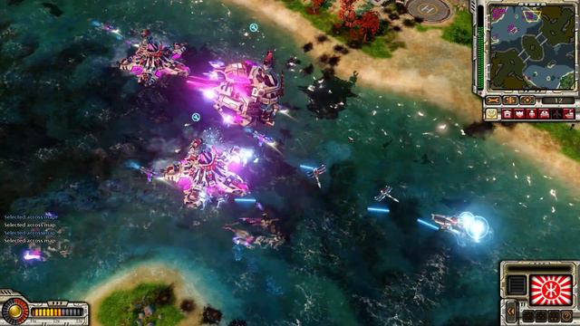 Complete Annihilation , RED ALERT 3 UPRISING , Live Gameplay 2v2 , Compstomp HD смотреть онлайн