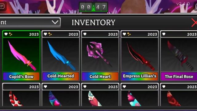 Showcasing the knives I got in the roblox stk valentines update смотреть онлайн