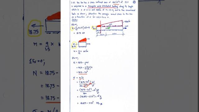 Mechanics of Materials Solution Manual Chapter 1 STRESS 1.57 - 1.59 смотреть онлайн