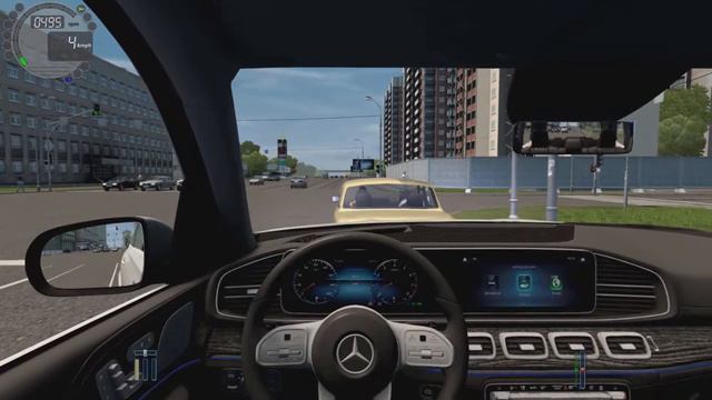 Mercedes-Benz GLS 450 2020 - City Car Driving [Logitech G29] смотреть онлайн