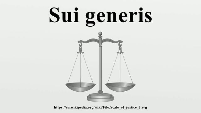 Sui Generis