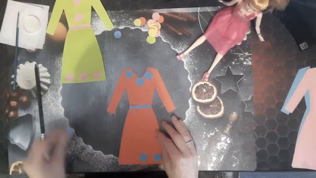 Аппликация "Красивое платье" смотреть онлайн