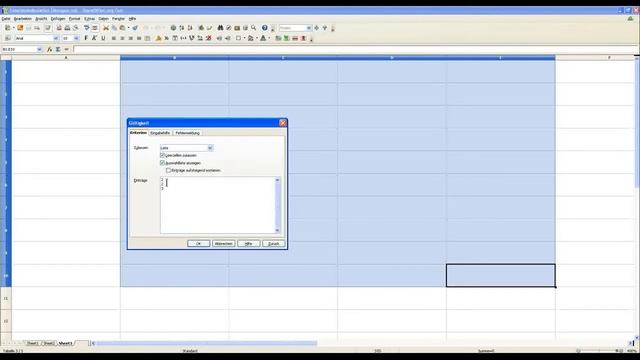 Tabellenkalkulation Tutorial 0012 Dropdownliste 2 ( Open Office Calc Libre Office Excel ) смотреть онлайн