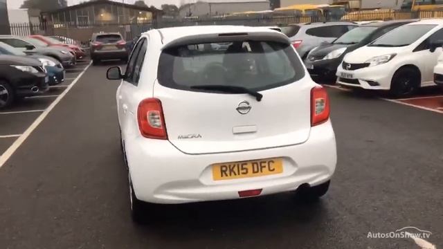 RK15DFC NISSAN MICRA ACENTA WHITE 2015, MC Glyn Hopkin St Albans Nissan смотреть онлайн