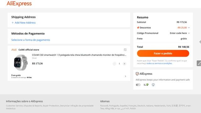 ALIEXPRESS HIPER PROMOÇÃO / AMAZFIT por R$140 / TWS XIAOMI por R$47 / TICWATCH com MEGA PROMOÇÃO смотреть онлайн
