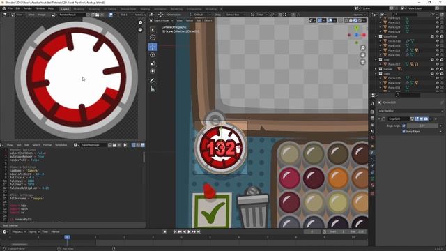Automatically Render 2D Game Assets in Blender [Tutorial] смотреть онлайн