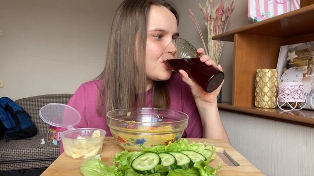 МУКБАНГ Чёрный день YouTube ? монетизация ⛔️❌ что делать?? Суп с фрикадельками / Mukbang не ASMR