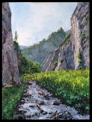 Картина пошагово для начинающих. Художник онлайн. Живопись онлайн. Картина маслом.