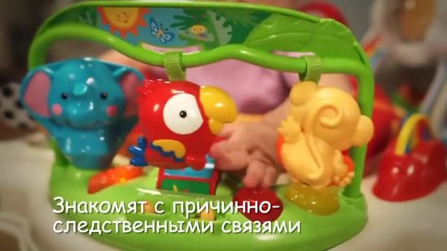Прыгунки Fisher-Price "Тропический лес" смотреть онлайн