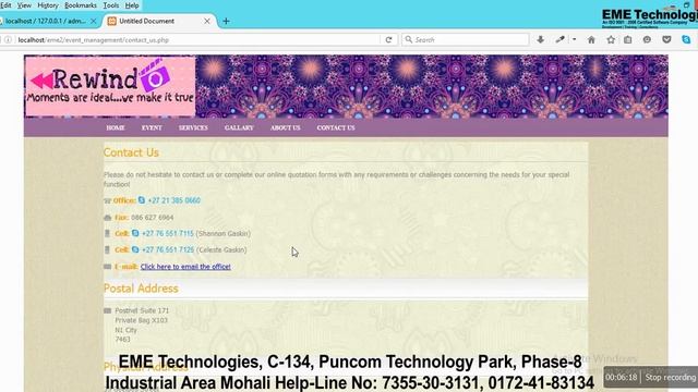 Event Management Website | Php projects with source code смотреть онлайн