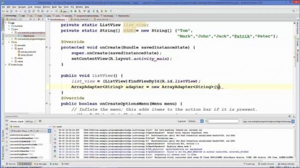 Android Tutorial for Beginners - Android ListView