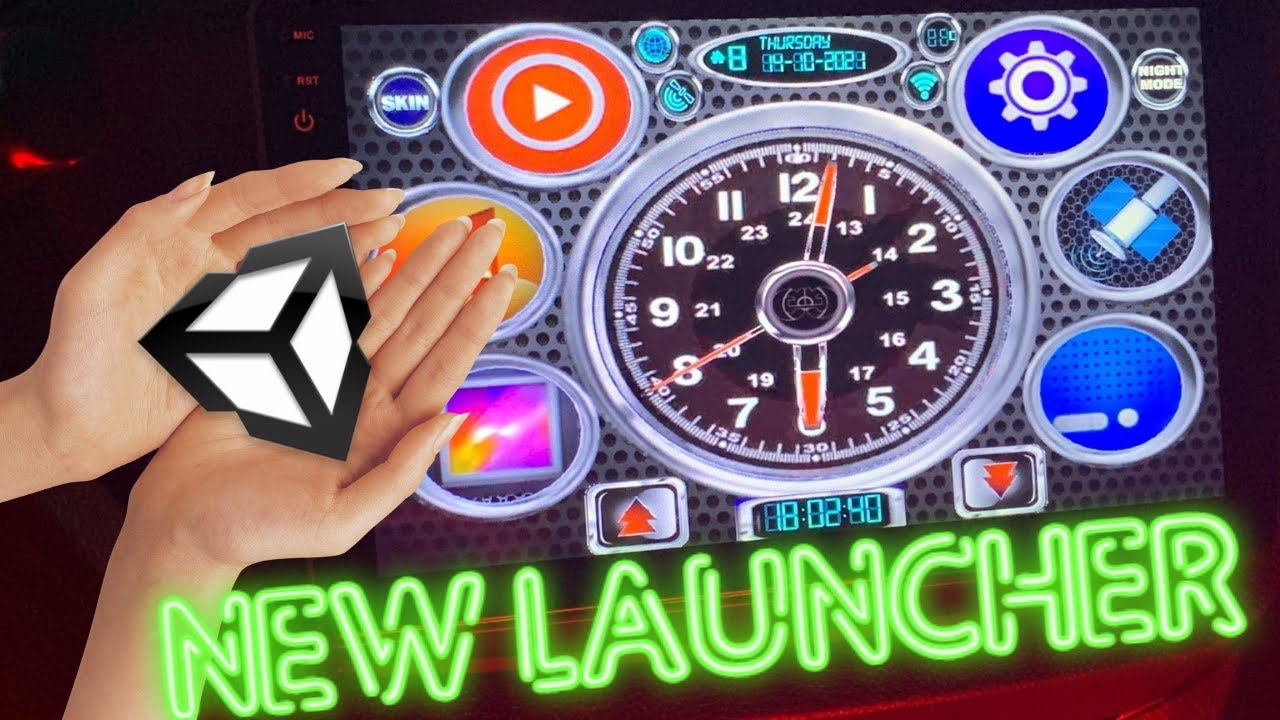 Лаунчер из 2000х / 3D лаунчер Unity для автомагнитолы смотреть онлайн