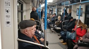 На поезде "Москва 2019" по Калужско-Рижской линии // 24.11.2022