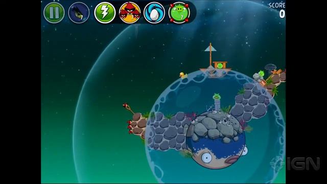 Angry Birds Space: Pig Dipper Level 6-2 3-Star Walkthrough смотреть онлайн