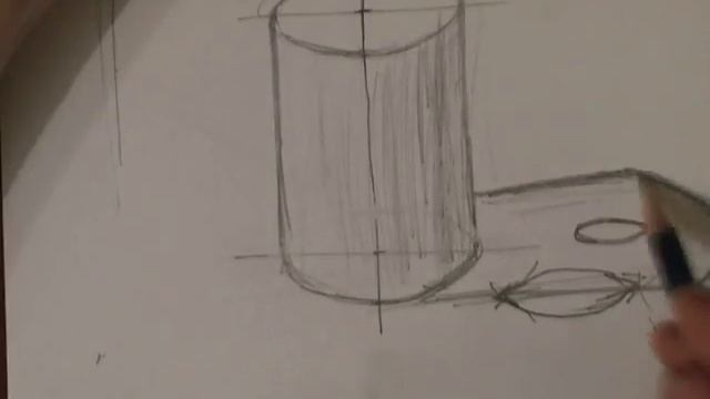 Как нарисовать цилиндр. Уроки рисования карандашом для начинающих смотреть онлайн