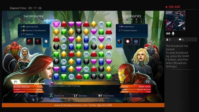 (PS4) Marvel Puzzle Quest: Dark Reign - Ranked Play Continues смотреть онлайн