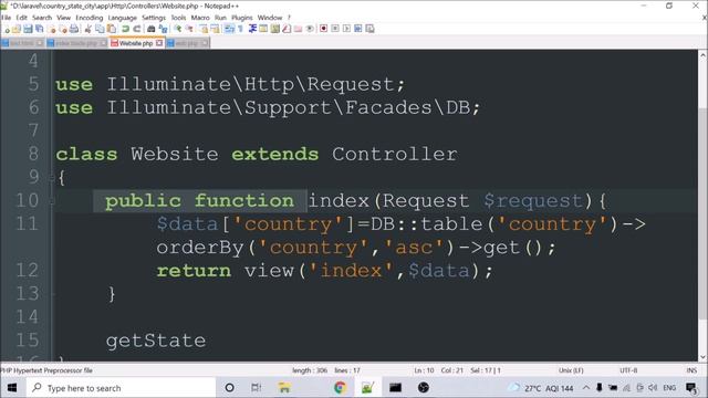 Laravel 8 Dependent Country State City Dropdown with AJAX смотреть онлайн