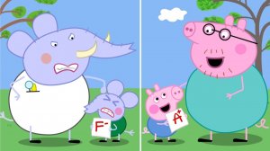 Джордж Пиг против Эдмонда Слон! - Кто самый лучший!? | Свинья Свинья Пеппа