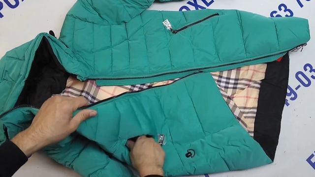 Мешок № 8101 Теплые куртки СТОК. Наполнитель - тинсулейт, холофайбер, биопух. кол-во 20 шт.