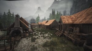 HOW TO BUILD A  RIVERWOOD (SKYRIM) [TIMELAPSE] - CONAN EXILES