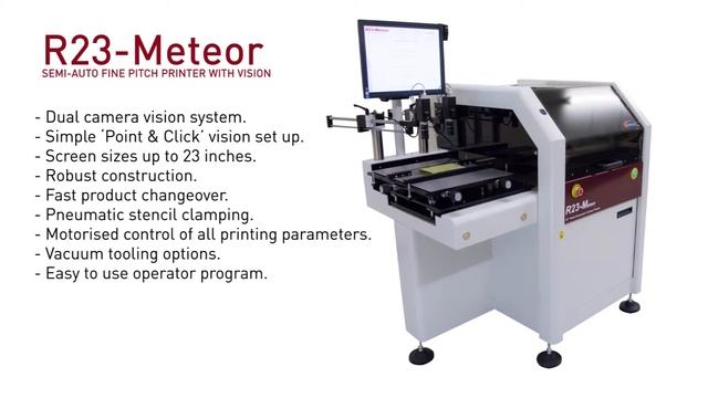 Полуавтомат трафаретной печати ꜛ REPRINT R23 METEOR смотреть онлайн