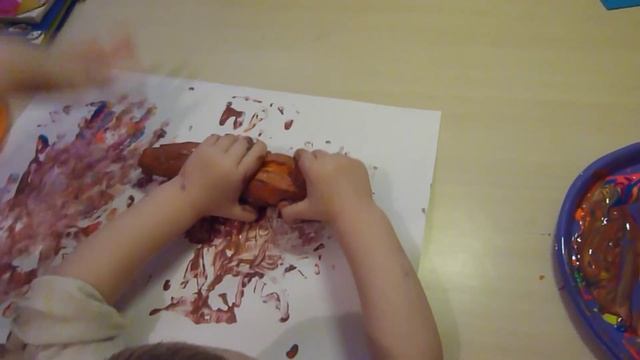 морковные рисовалки. первый опыт.штампы смотреть онлайн